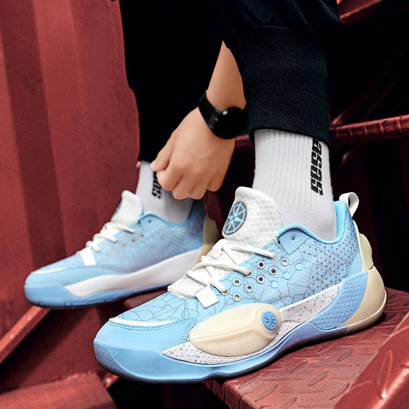 Men Basketball Sneakers Non Slip Training Shoes Outdoor Wear Resistant