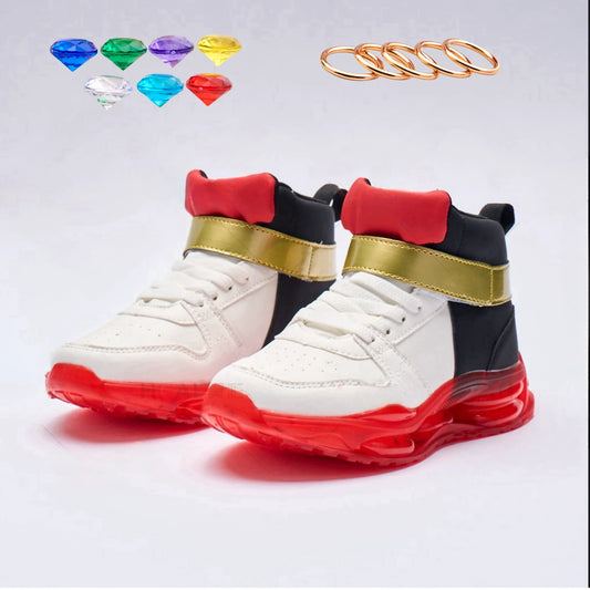 Shadow Athletic Sneakers For Kids Boys Leather Running Shoes