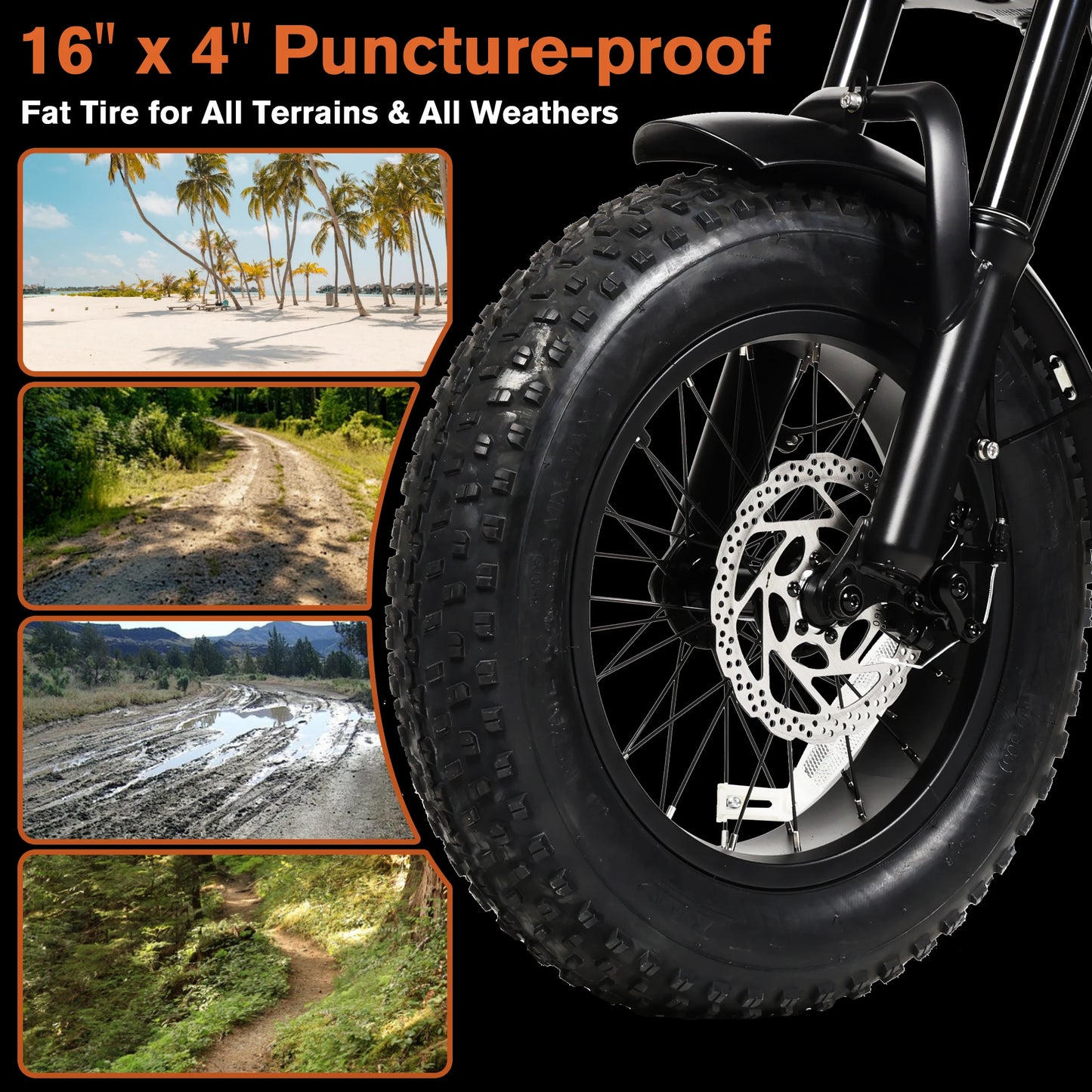 Bodywel M16PRO Electric Mountain Bike With Fat Tires