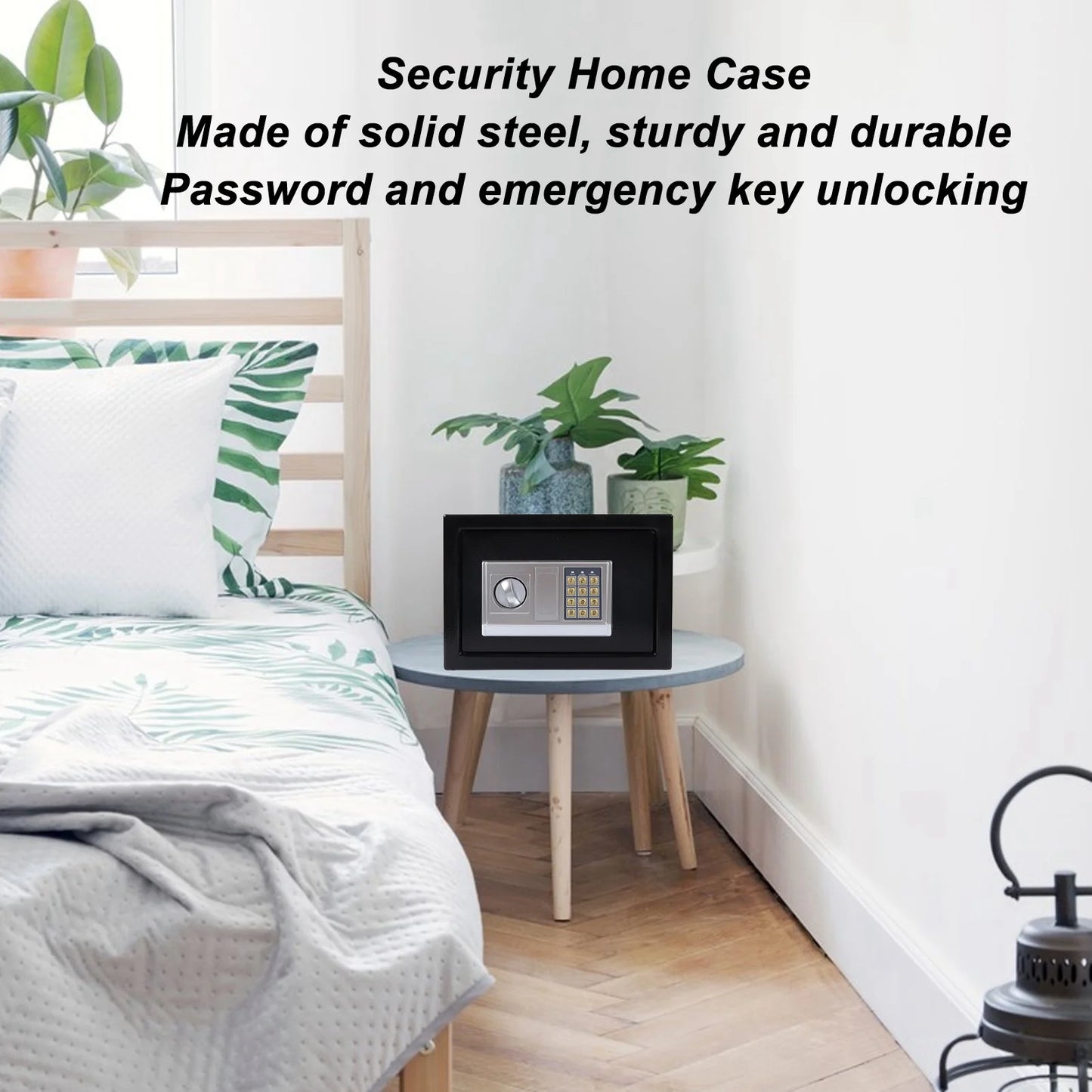 Digital Safe Box Password And Key Unlocking Electronic Safe Case