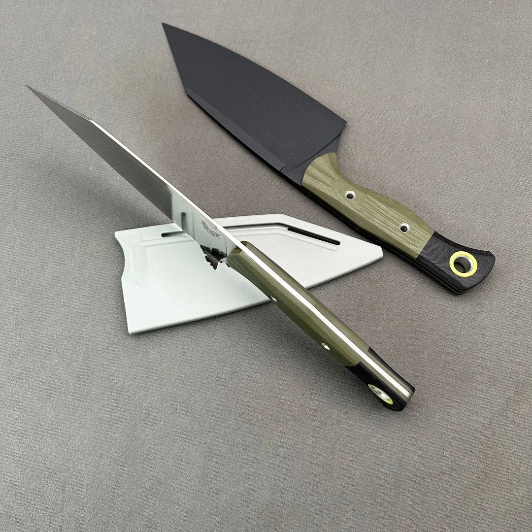 DIY Supplies BM 4010BK Straight Knife D2 Steel G10 Handle