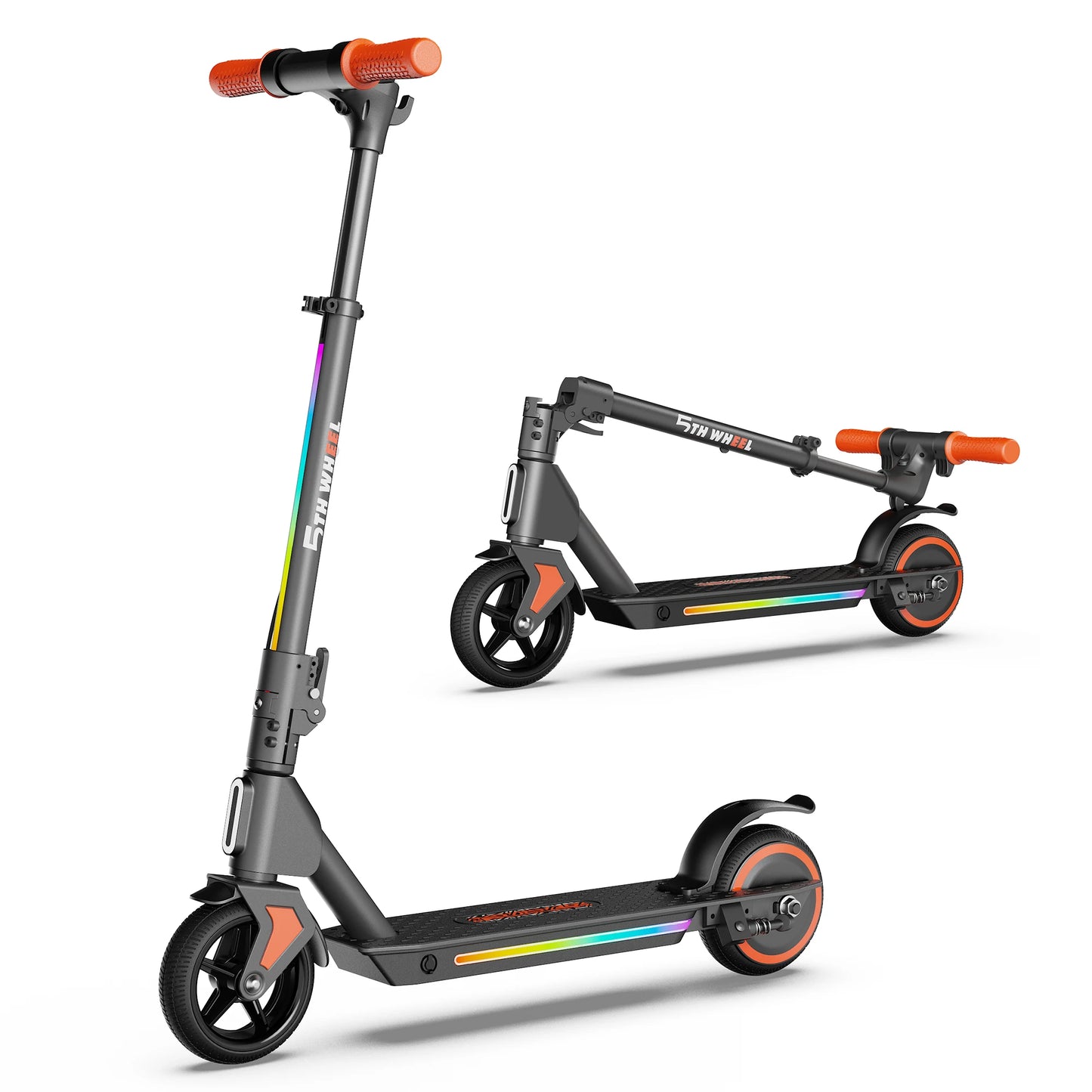 5TH WHEEL Foldable 130W Kids Electric Scooter 10 MPH