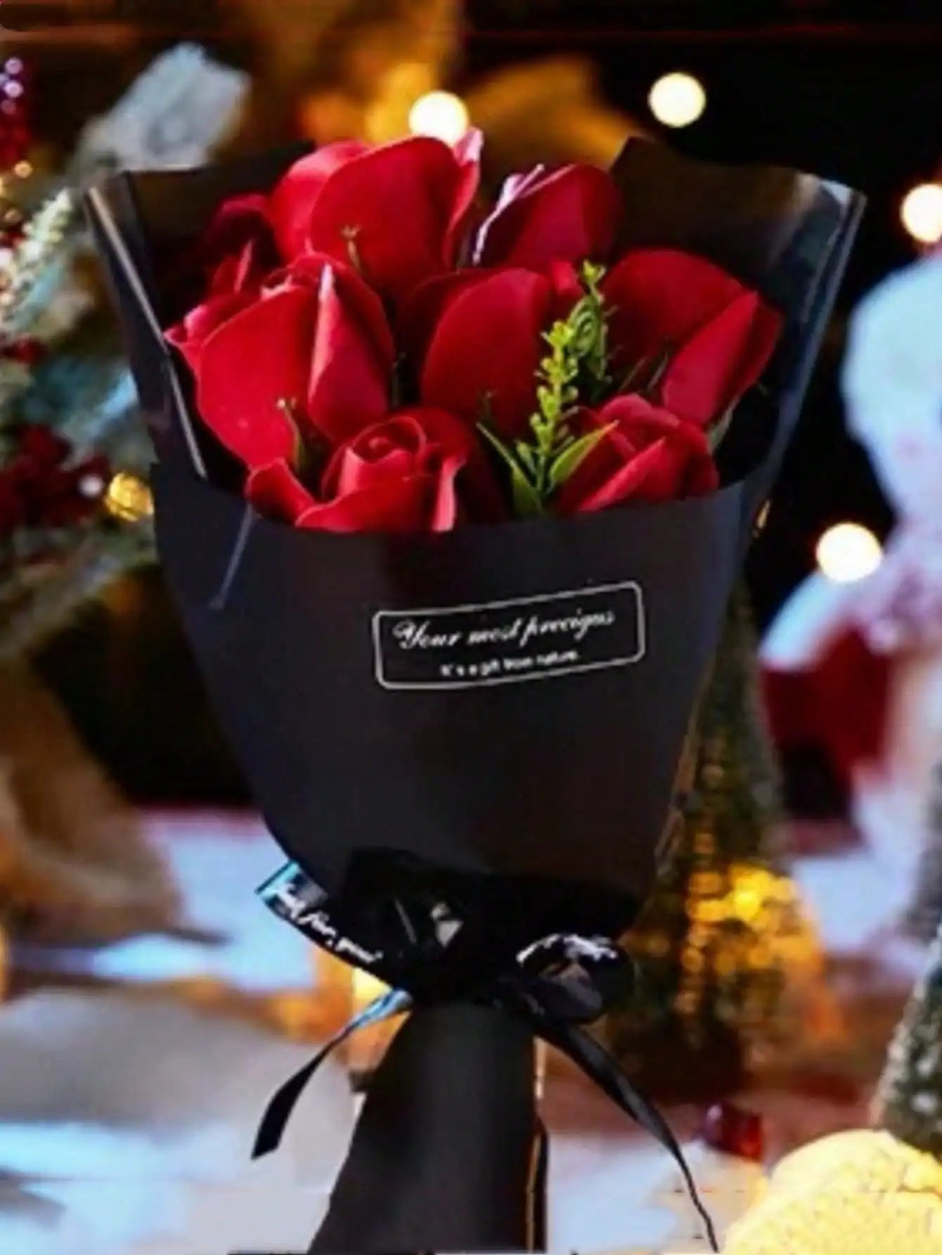 Mini Rose Soap Flower Bouquet For Home Decor Gift Ideas