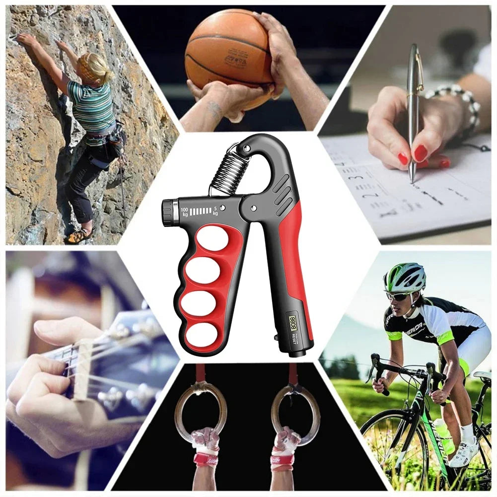 5 To 100Kg Adjustable Heavy Gripper Hand Exerciser For Grip Strength