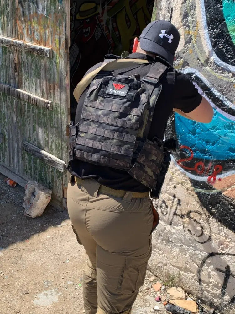 YAKEDA Quick Release 1000D Tactical Vest With MOLLE System