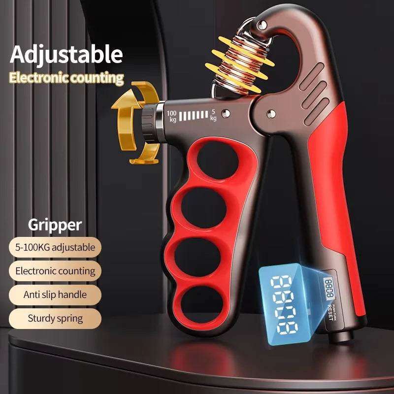 5 To 100Kg Adjustable Heavy Gripper Hand Exerciser For Grip Strength