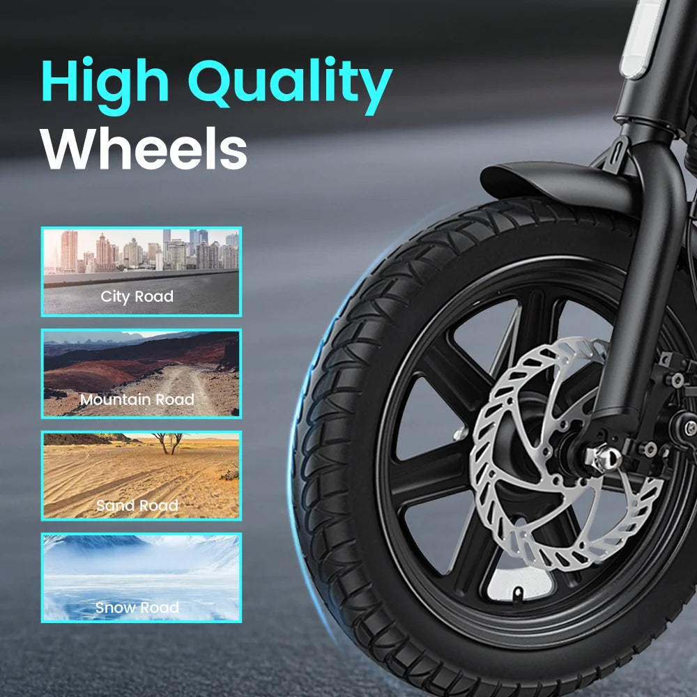 DYU D3F Folding Electric Bike 500W Peak Motor