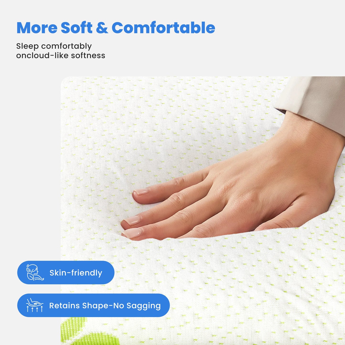 MCQ Bamboo Viscose Mattress Topper Ultra Soft With Pockets