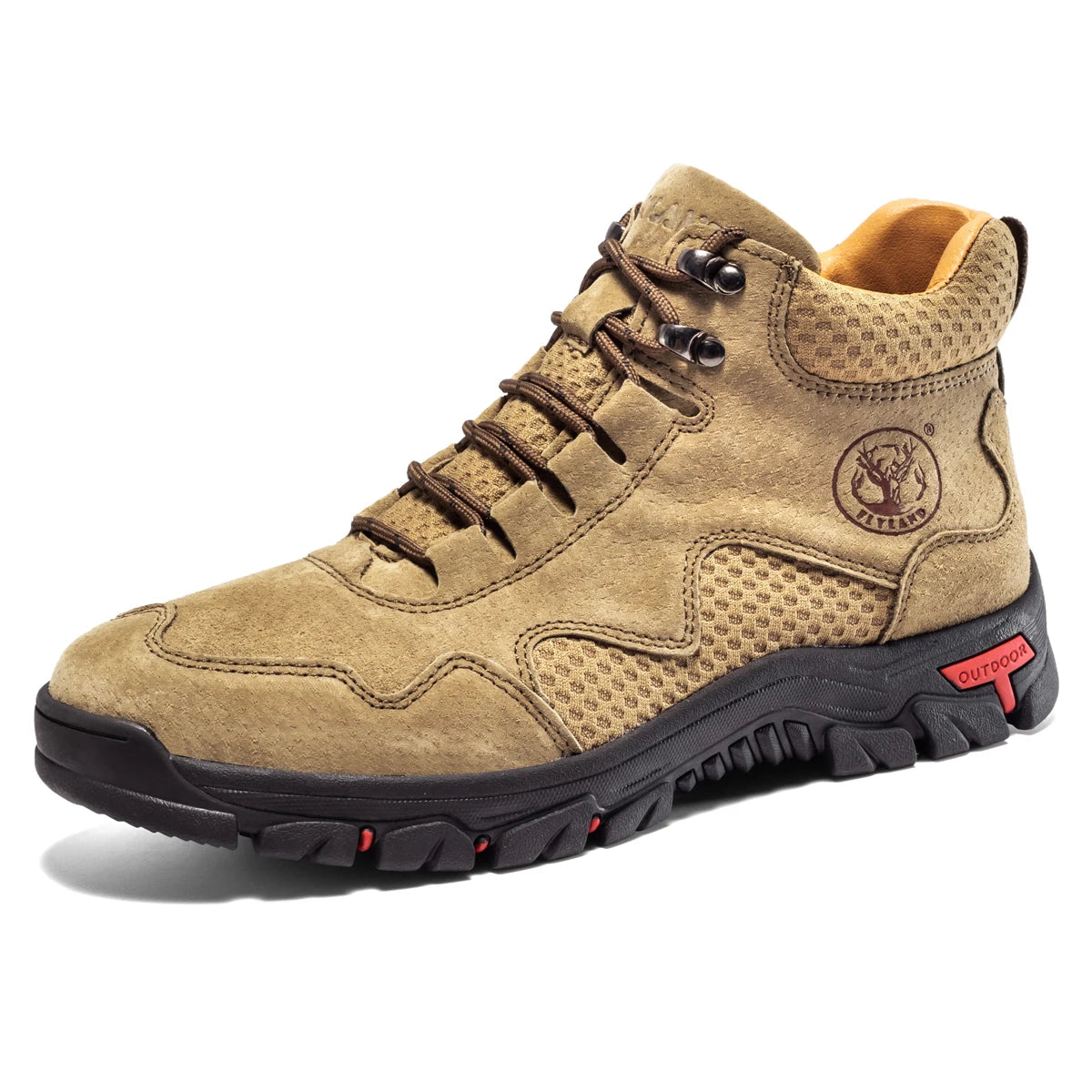 Flyland Men's Fashion Sneakers Chukka Boots Breathable Casual Office Shoes