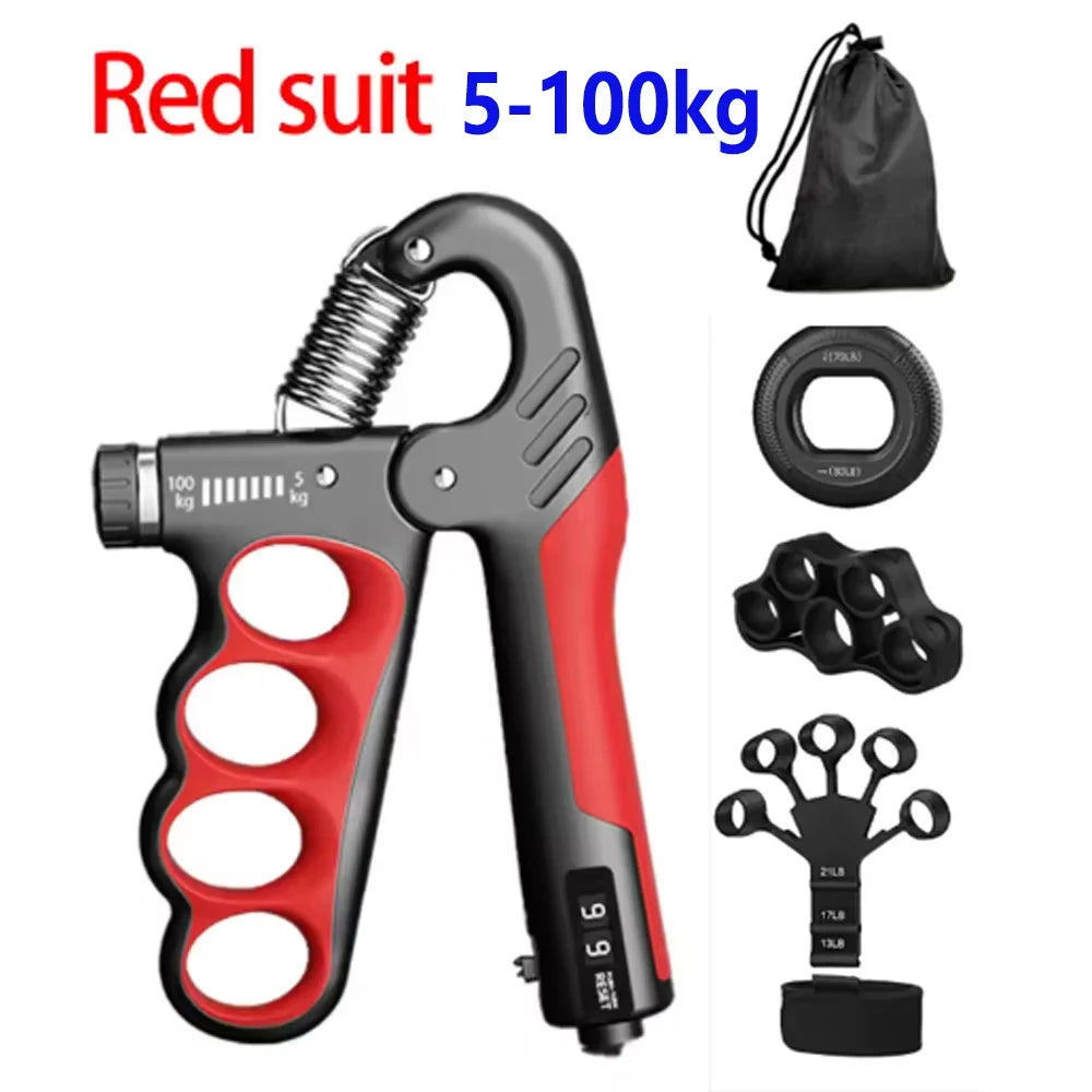 5 To 100Kg Adjustable Heavy Gripper Hand Exerciser For Grip Strength