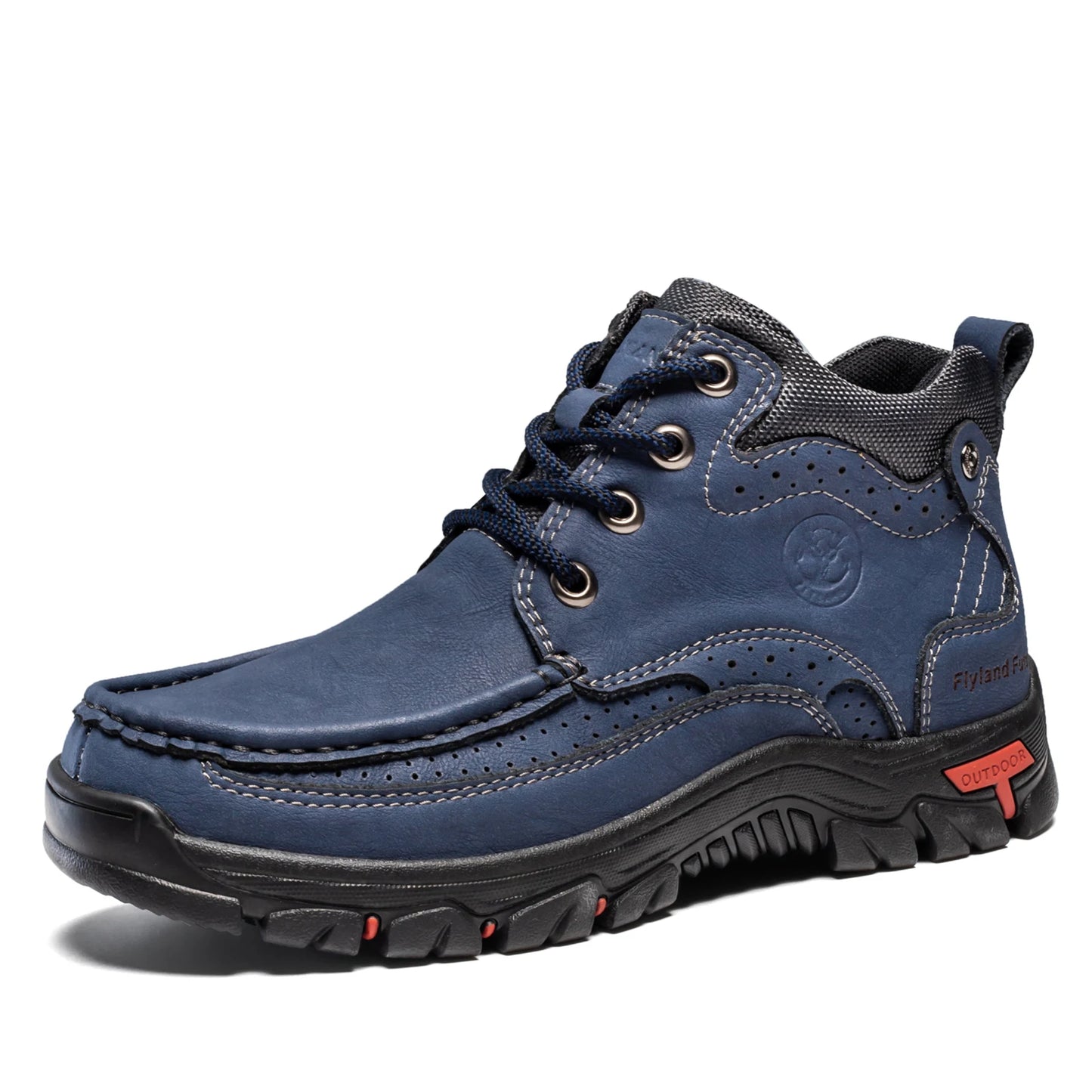 Flyland Vintage Leather Chukka Boots Mens Casual Office Shoes