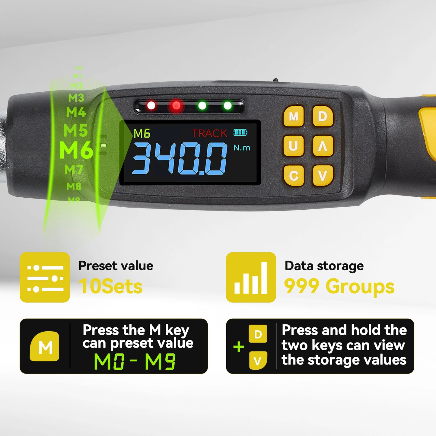 Waxtron Digital Torque Wrench Professional 2 Percent Accuracy For Auto