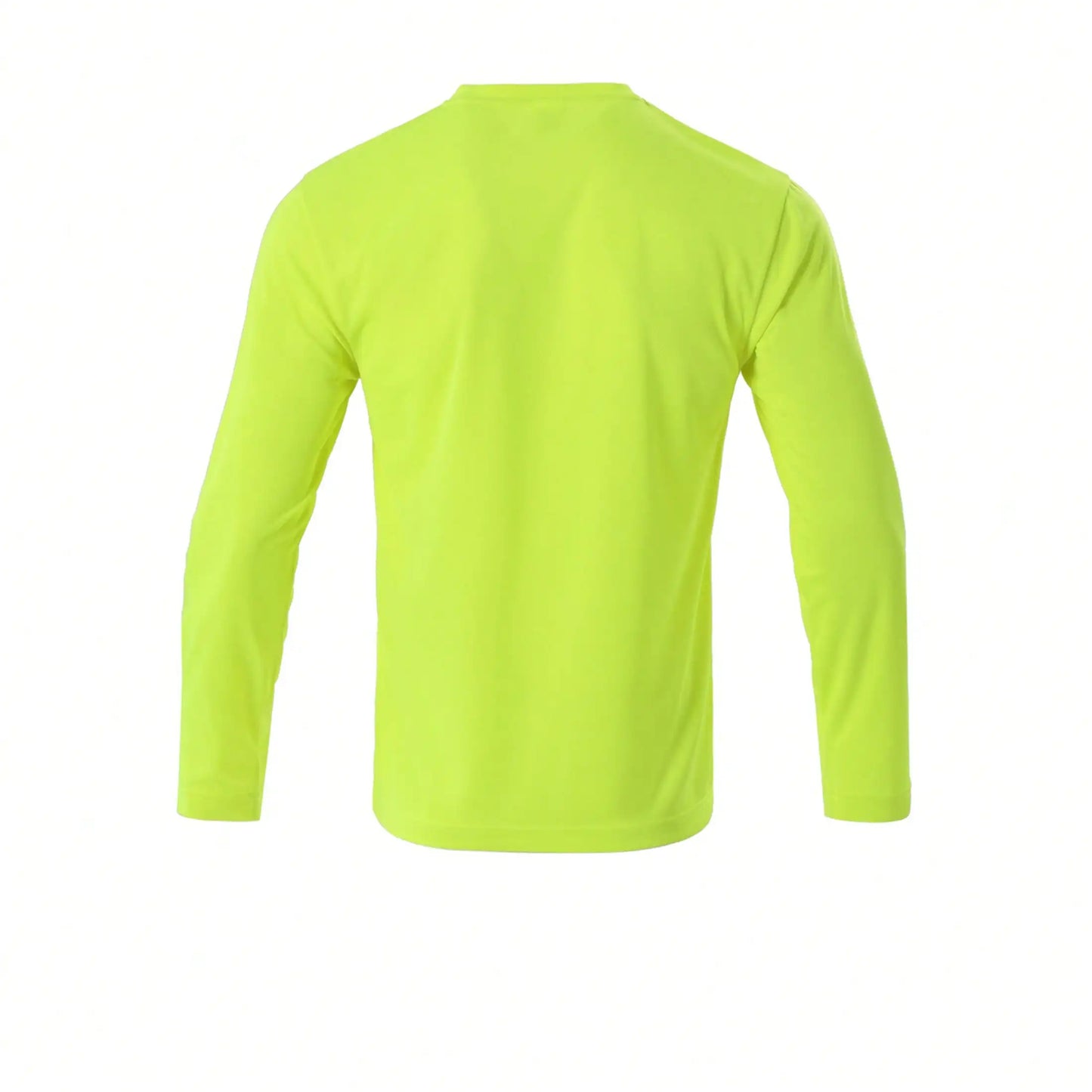 Mens Performance Long Sleeve Shirt Breathable Moisture Wicking Quick Dry