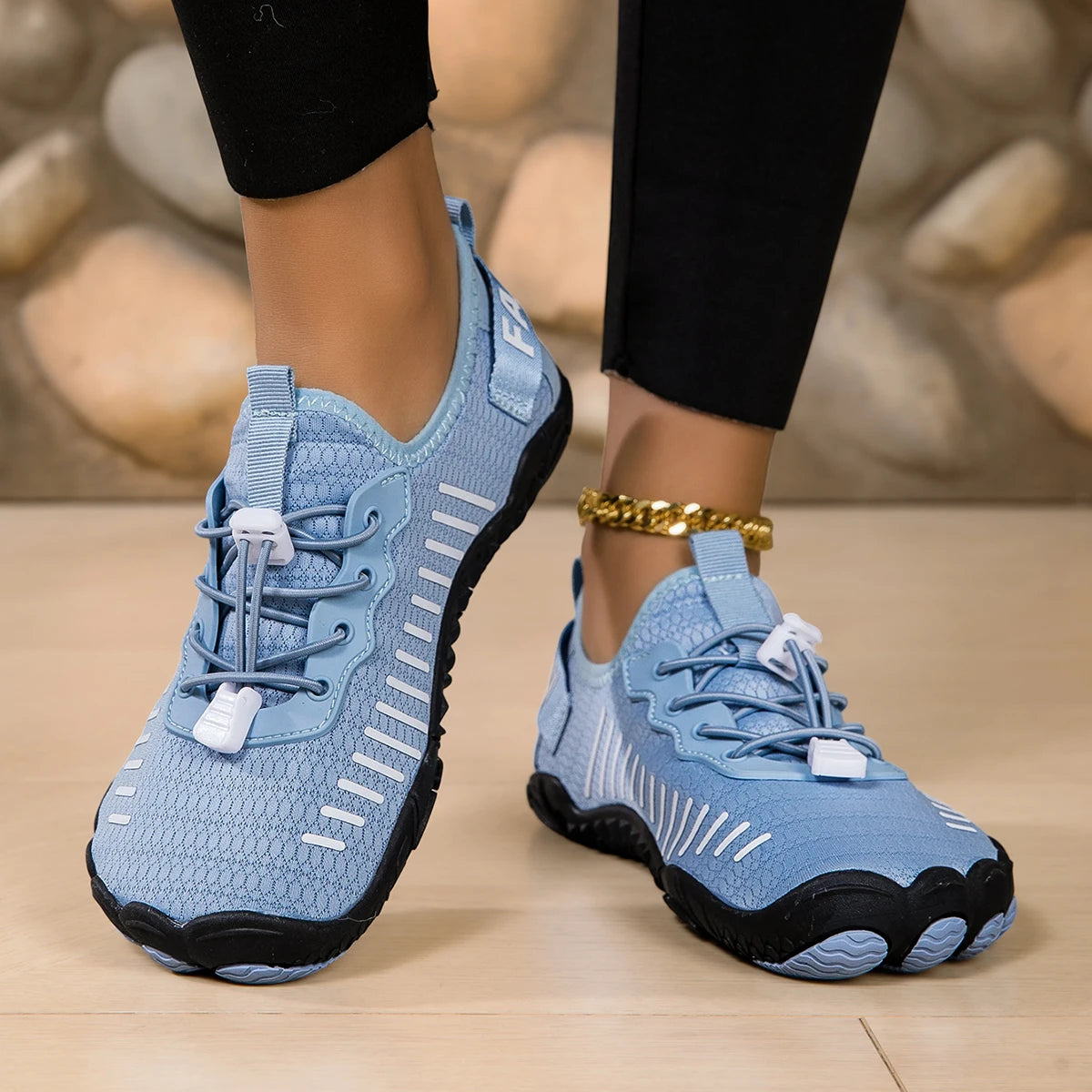 Unisex Quick Dry Five Finger Water Shoes Mesh Aqua Sneakers