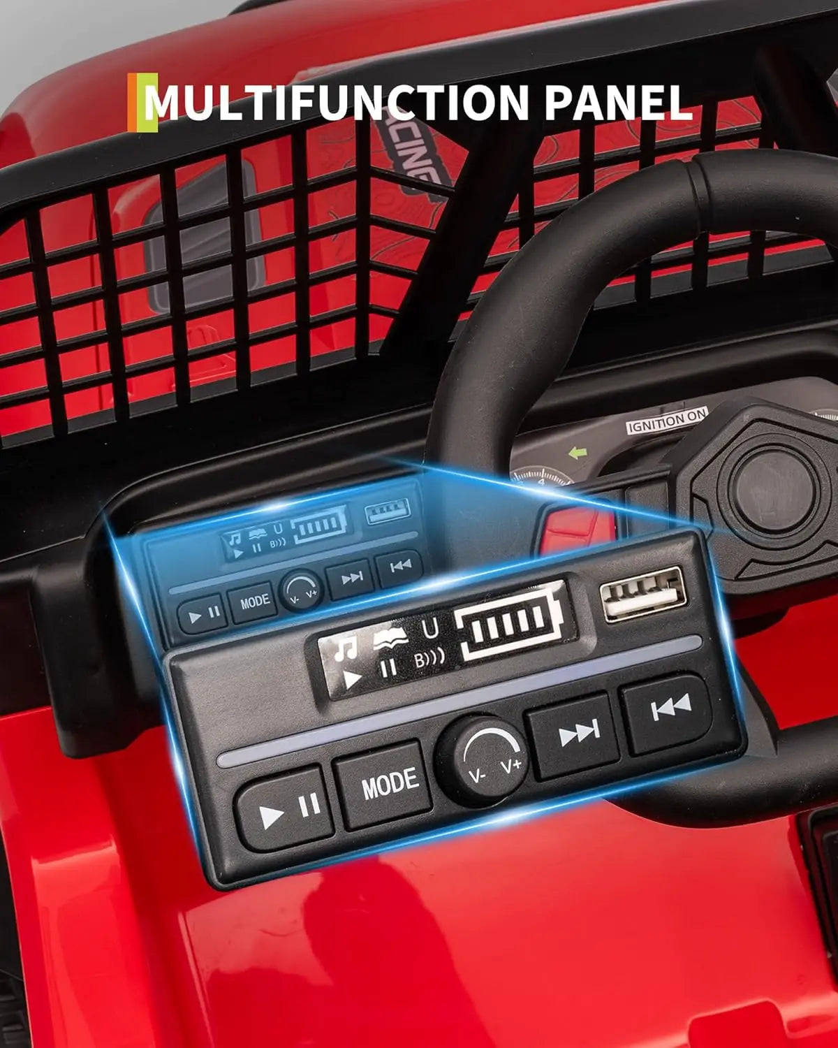 HiMISS Kids Electric Ride On Truck With Remote Control