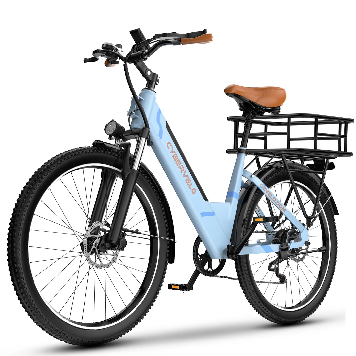 CYBERVELO Urban Commute EBike With 1000W Peak Motor Detachable Battery