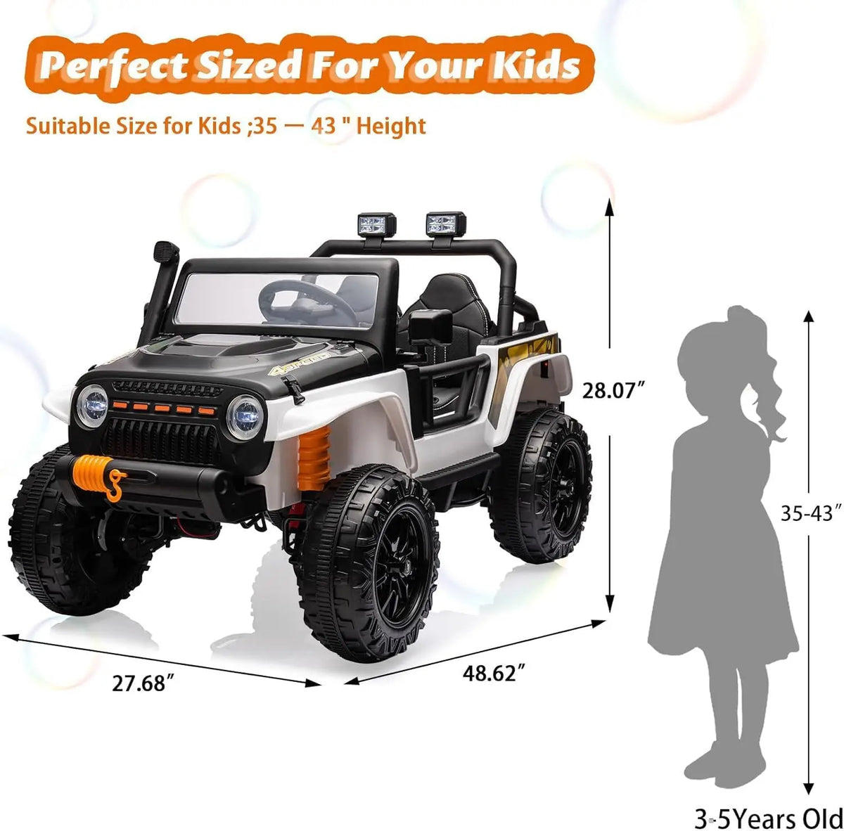 24V Two Seater Electric Ride On Truck With Remote Control