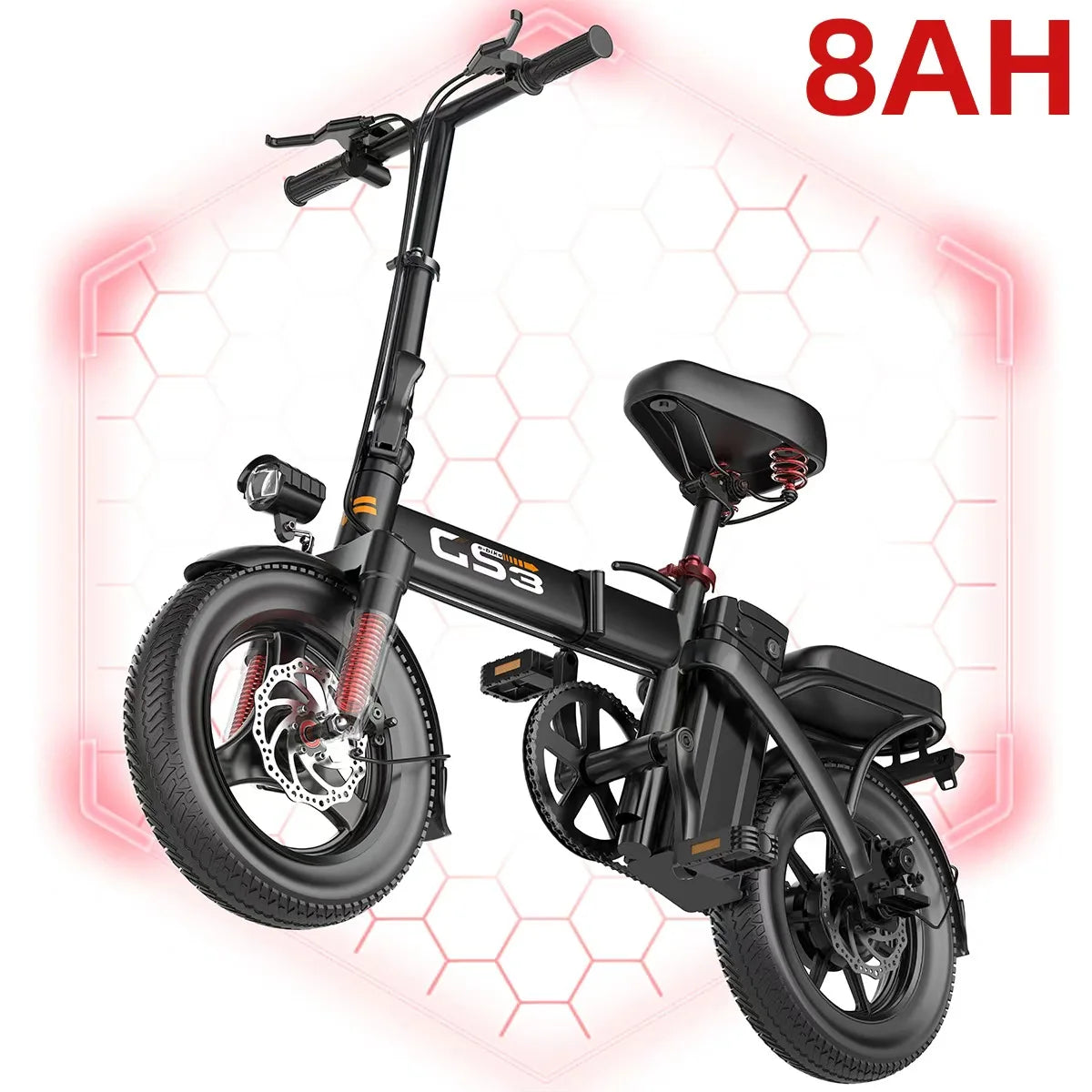 UPlee GS3 14 Inch Lightweight Folding Electric Bike