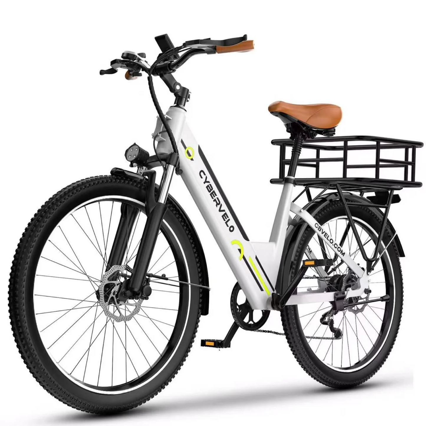 CYBERVELO Urban Commute EBike With 1000W Peak Motor Detachable Battery