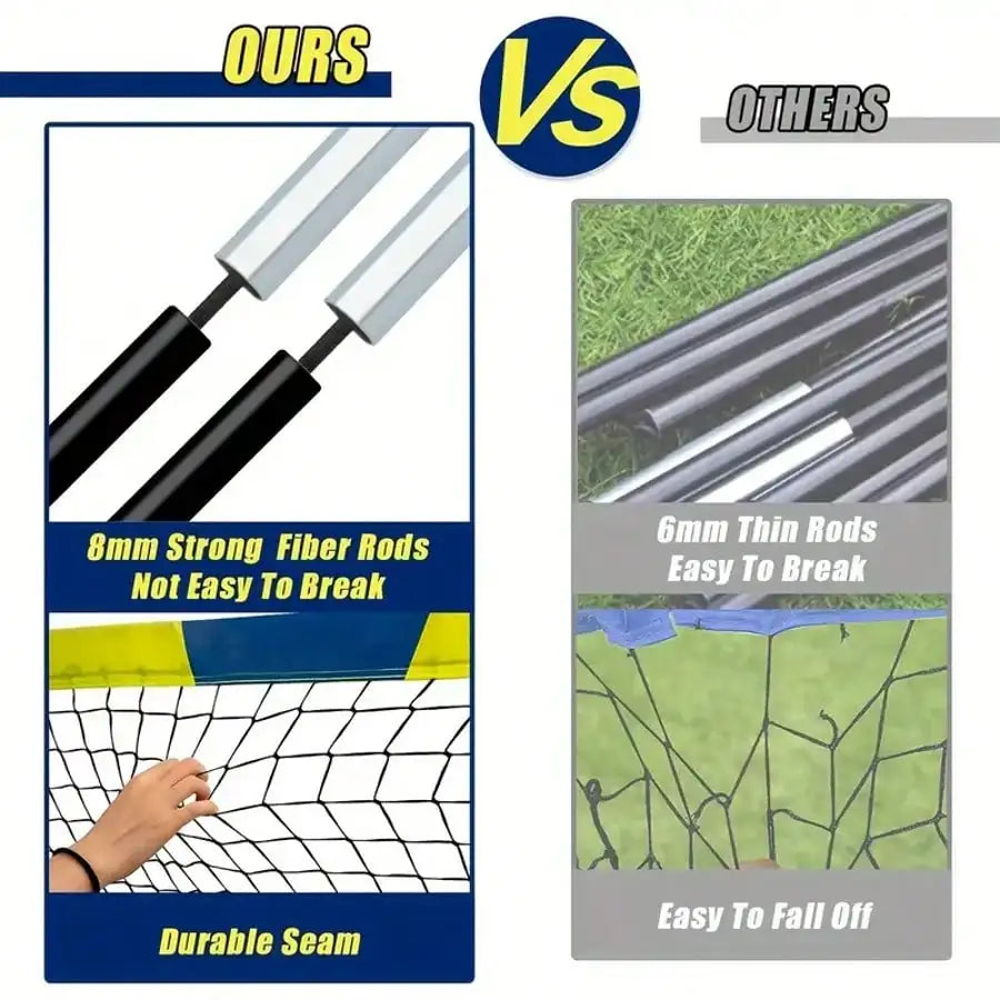 Pop Up Soccer Net Portable Training Set With Accessories