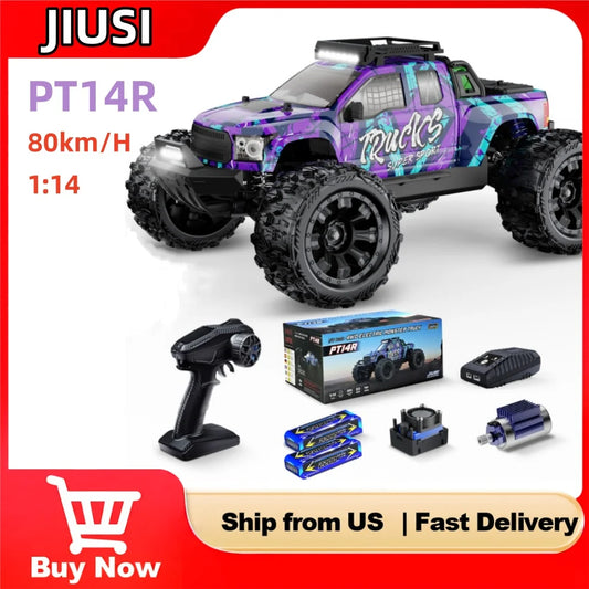 PT14R RC Brushless 4WD Monster Truck With 2 4G Remote