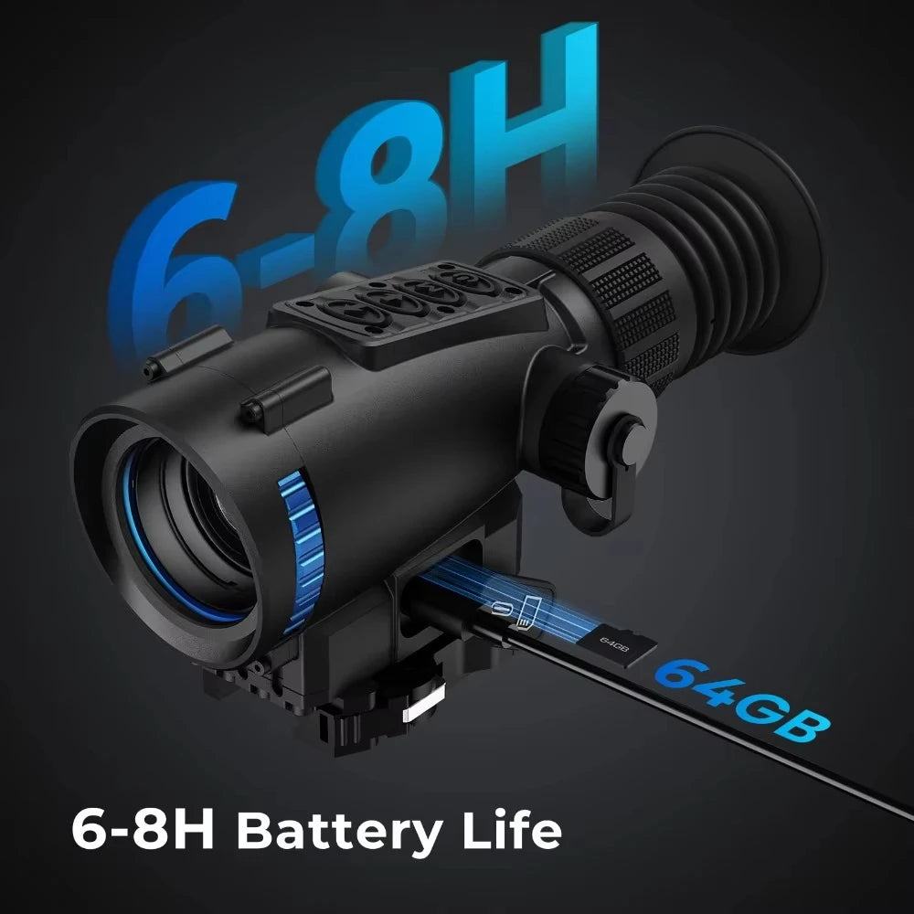 GOYOJO Thermal Scope 12μm Sensor 55Hz WiFi for Hunting