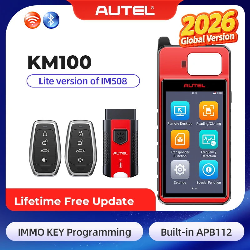 Autel MaxiIM KM100 Key Fob Programmer Immobilizer Tool for Cars