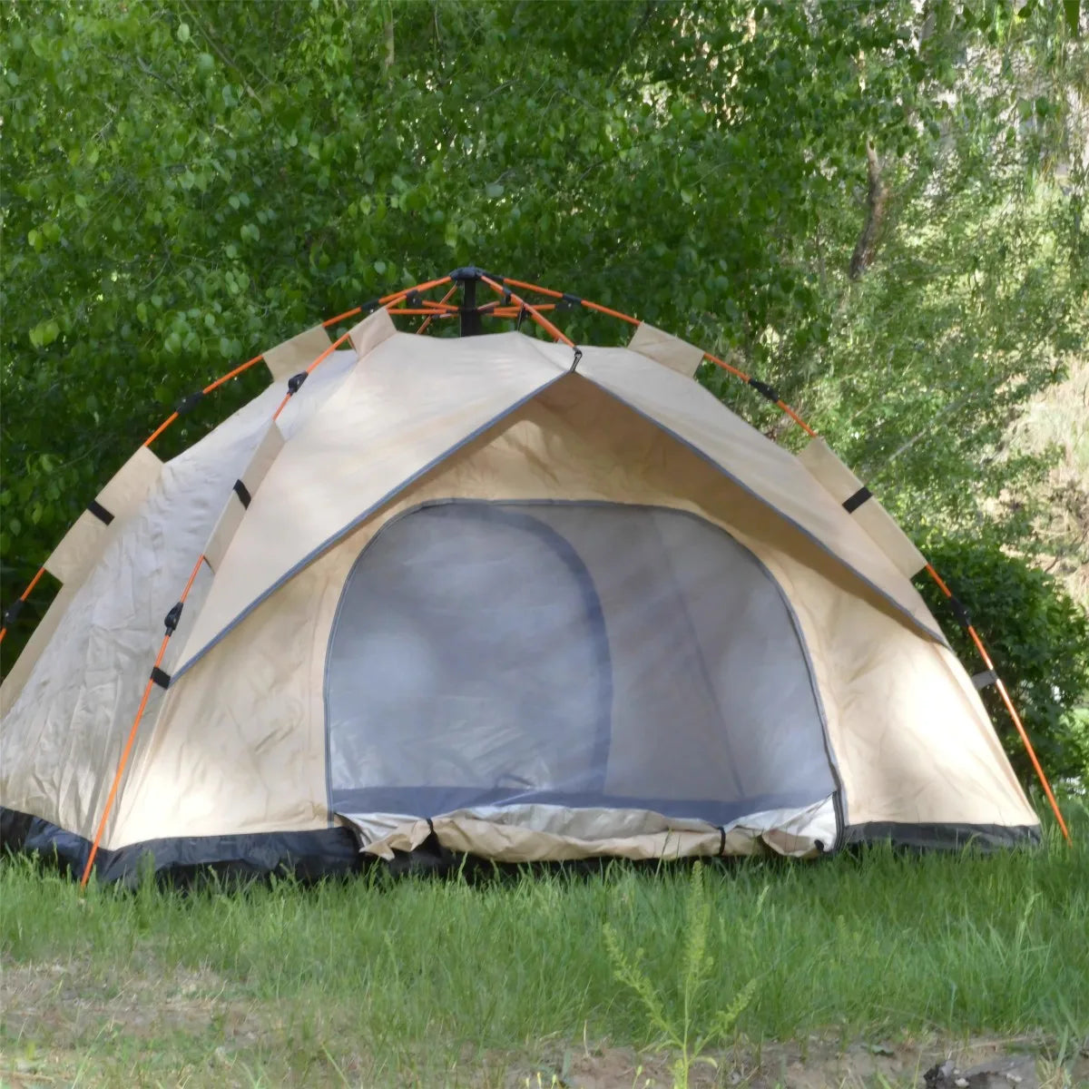 Pakicetus Outdoor Automatic Quick Opening Rainproof Sunproof Tent With Doors