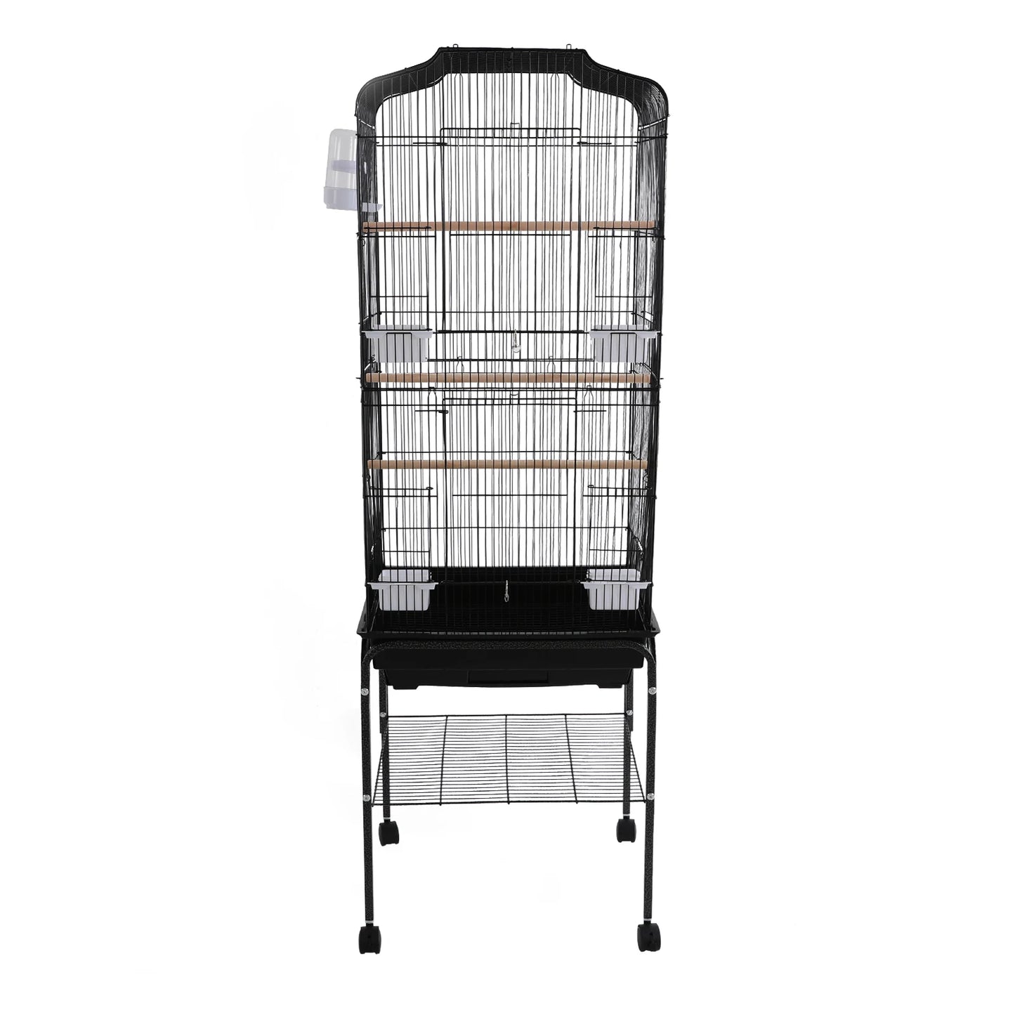 Bird Cage With Stand And Wheels For Parrots And Finches