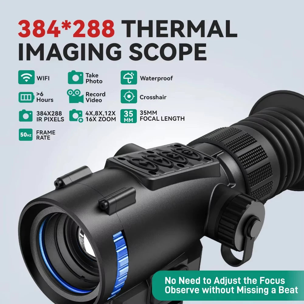 GOYOJO Thermal Scope 12μm Sensor 55Hz WiFi for Hunting