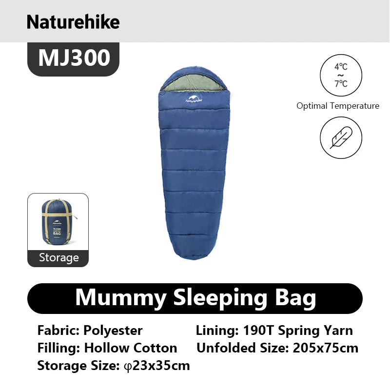 Naturehike Mummy Sleeping Bag Ultra Winter Warm Adult