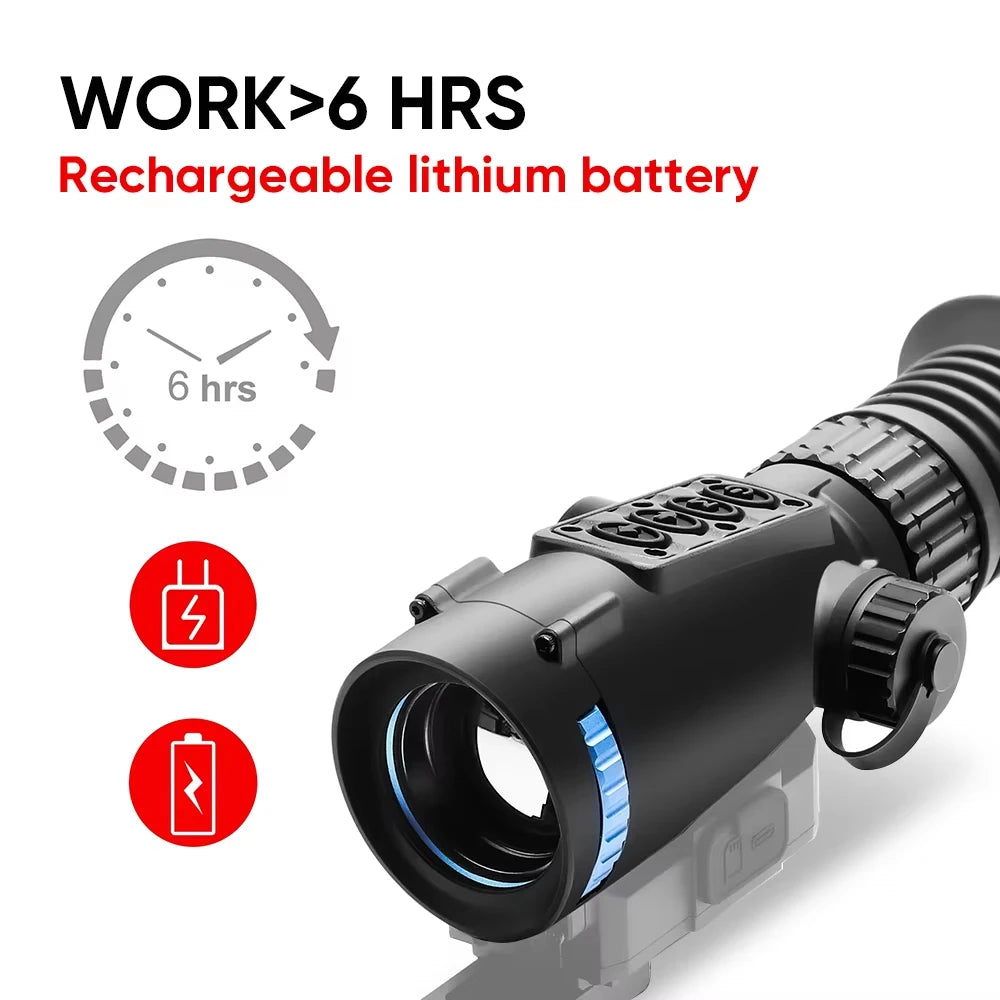 GOYOJO Thermal Scope 12μm Sensor 55Hz WiFi for Hunting