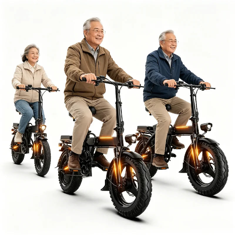 Zefiora 14 Inch Foldable Electric Bicycle 500W