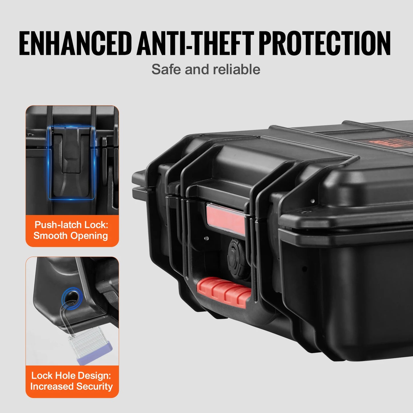 SucceBuy IP67 Weatherproof Heavy Duty Protective Case With Foam