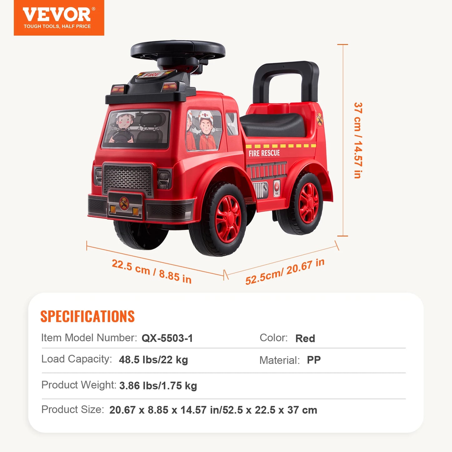 SucceBuy Ride On Push Car For Kids With Music Wheel