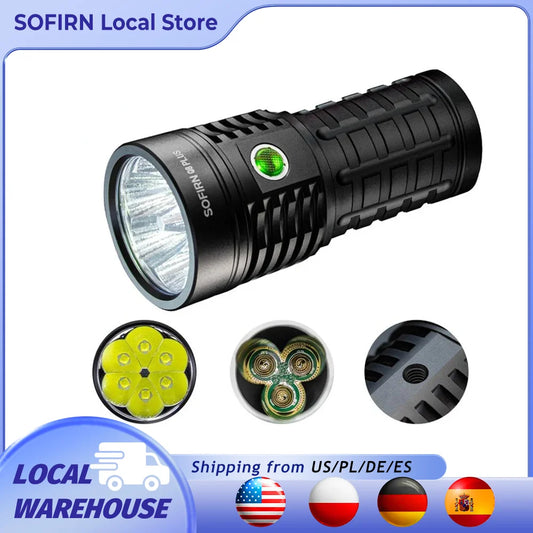 Sofirn Q8 Plus XHP50B Rechargeable LED Flashlight