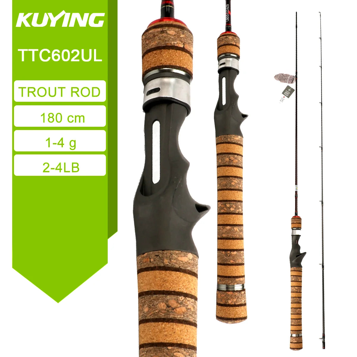 Kuying Lure Rod Carbon Baitcasting Spinning River Fishing Rod