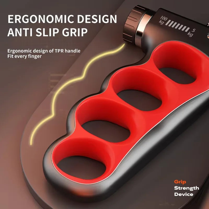 5 To 100Kg Adjustable Heavy Gripper Hand Exerciser For Grip Strength
