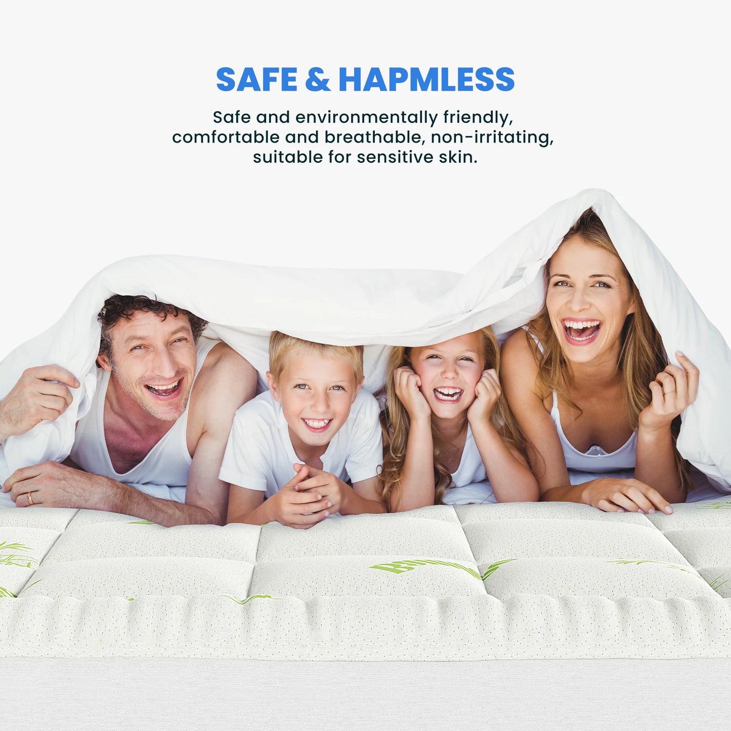 MCQ Bamboo Viscose Mattress Topper Ultra Soft With Pockets