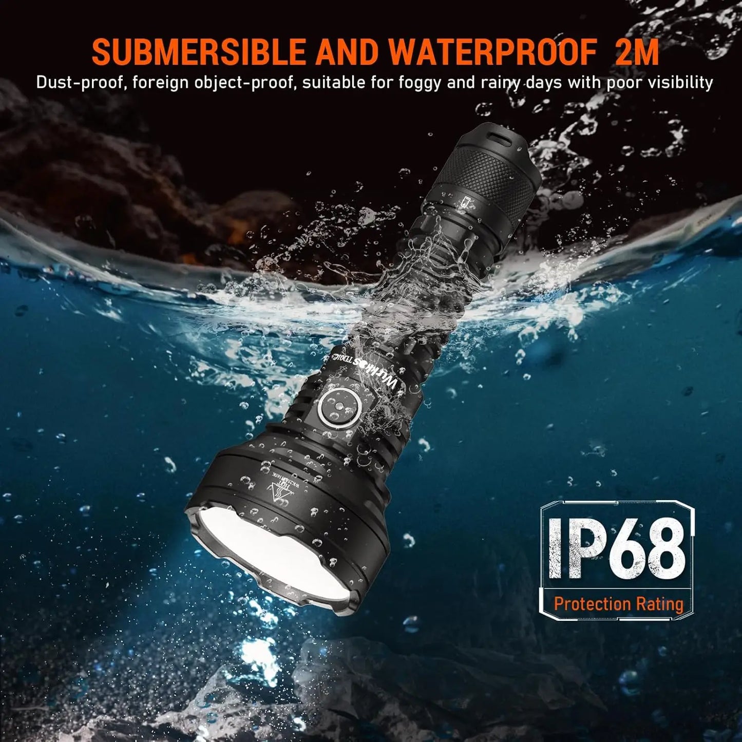 Wurkkos TD01C 21700 Rechargeable LED Tactical Flashlight