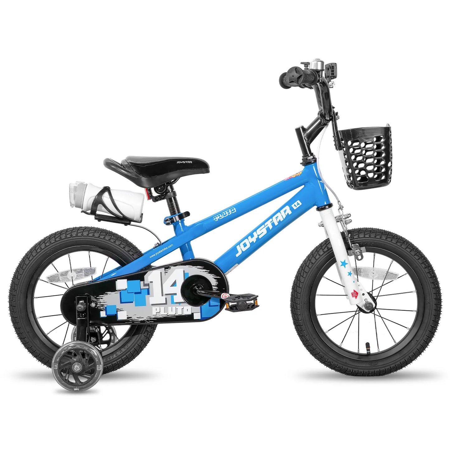 JOYSTAR Kids Bicycle Ages 3 To 12 Illuminated Training Wheels