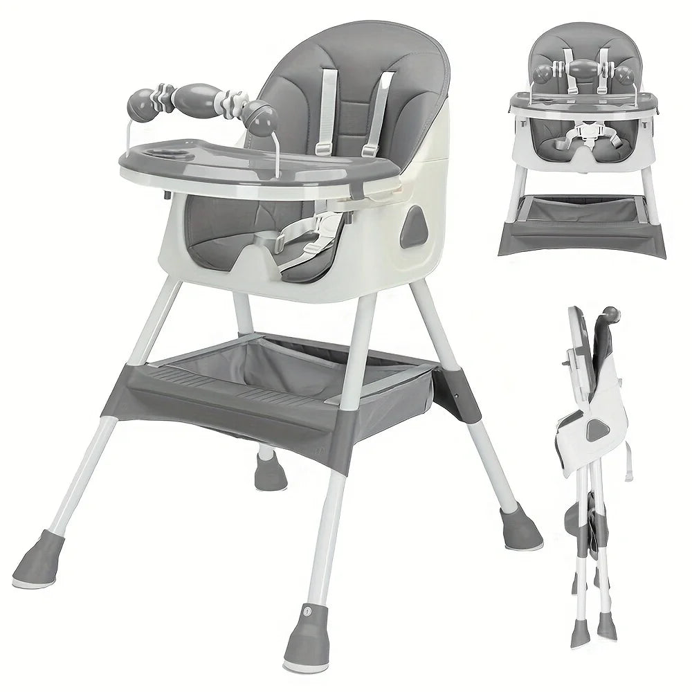 Piorlado Foldable Baby High Chair E500 With Antislip Pad