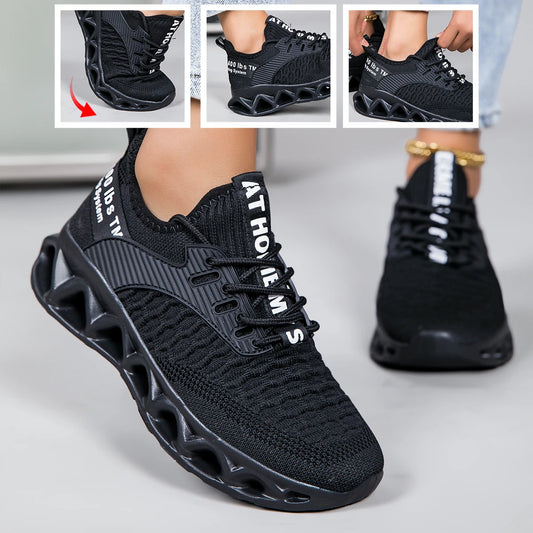 Lightweight Breathable Women Blade Sole Running Sneakers