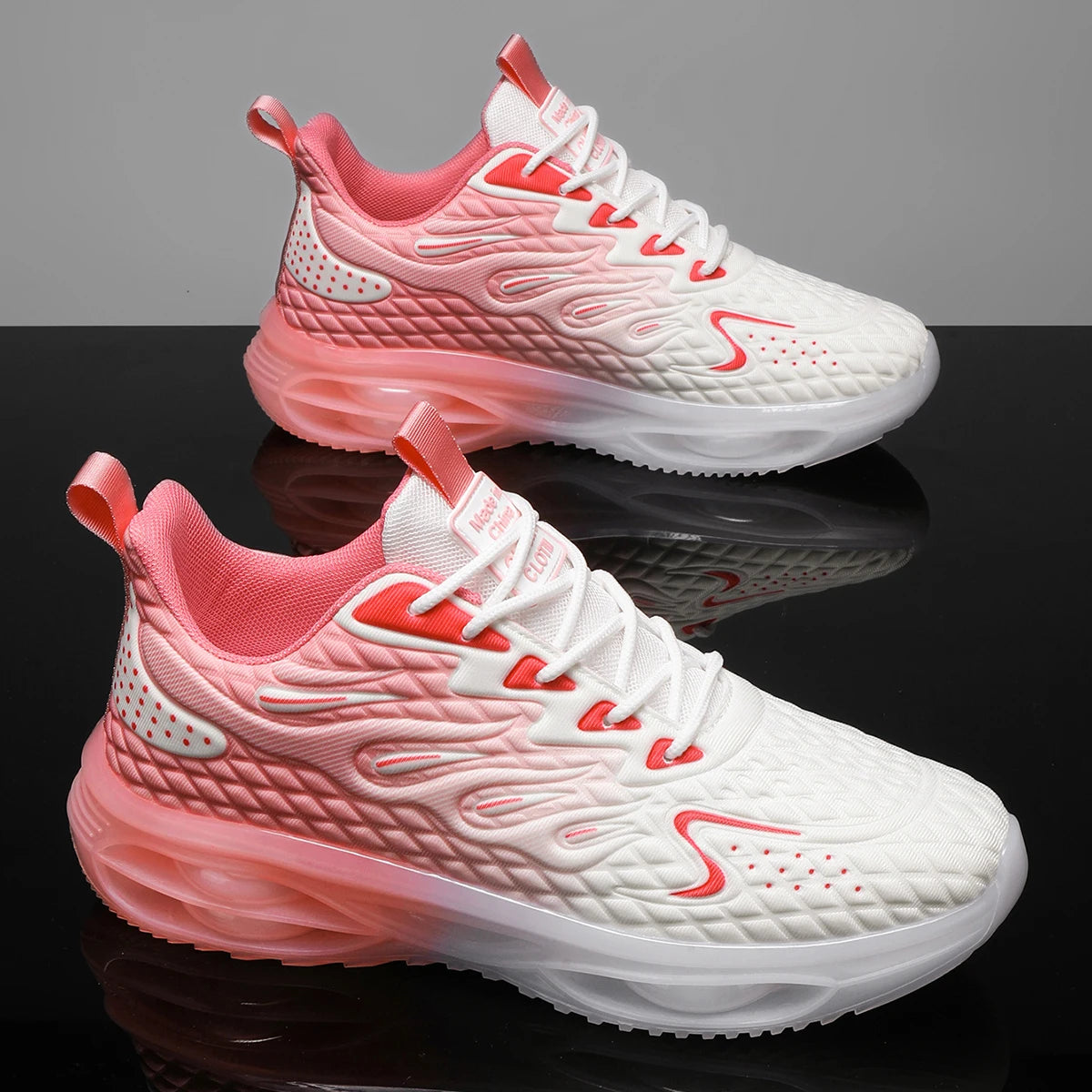 Unisex Mesh Casual Shoes Lightweight Breathable Non Slip Running Shoes