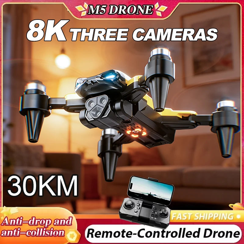 ZNLYRION Brushless Foldable Mini Drone With Camera And Obstacle Avoidance