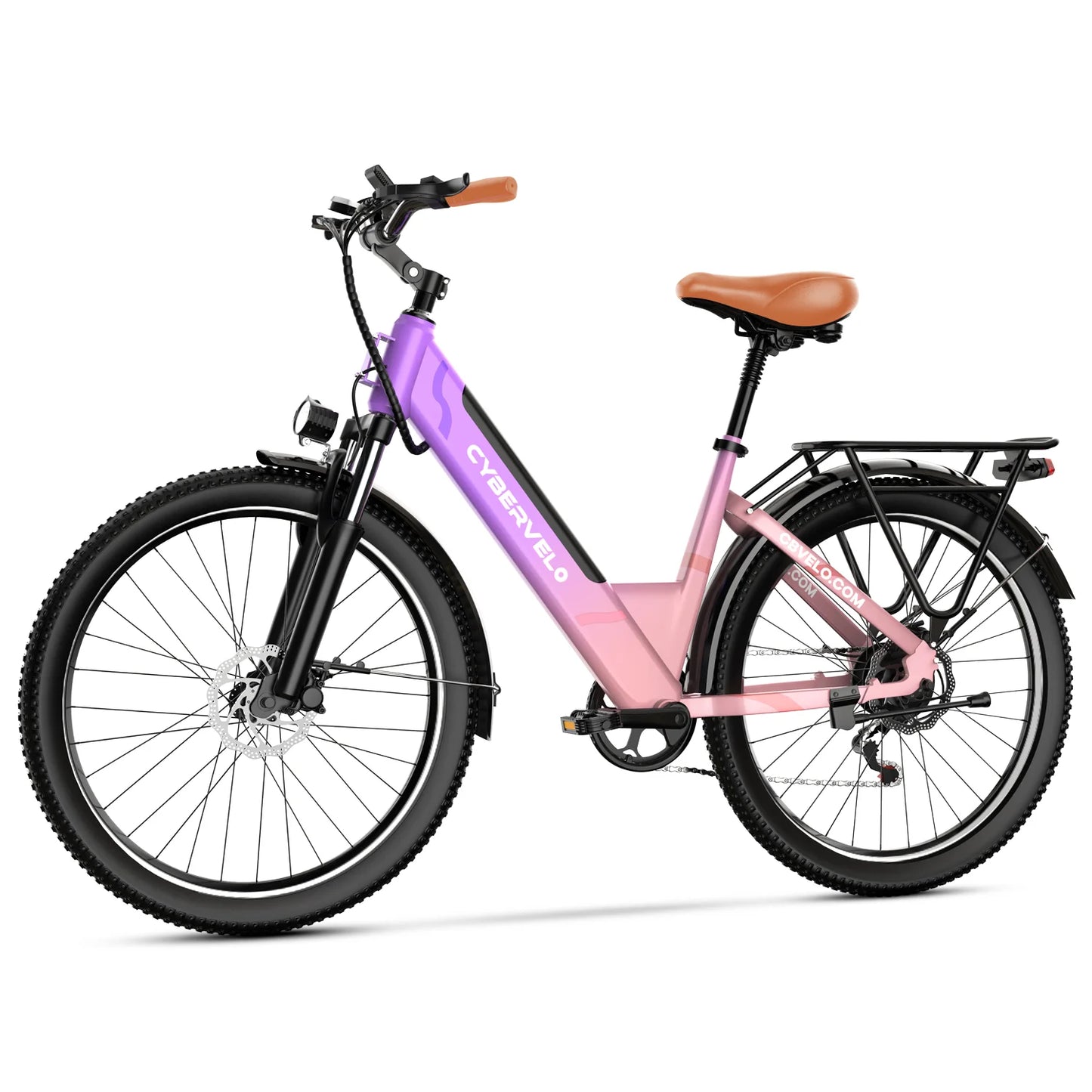 CYBERVELO Urban Commute EBike With 1000W Peak Motor Detachable Battery