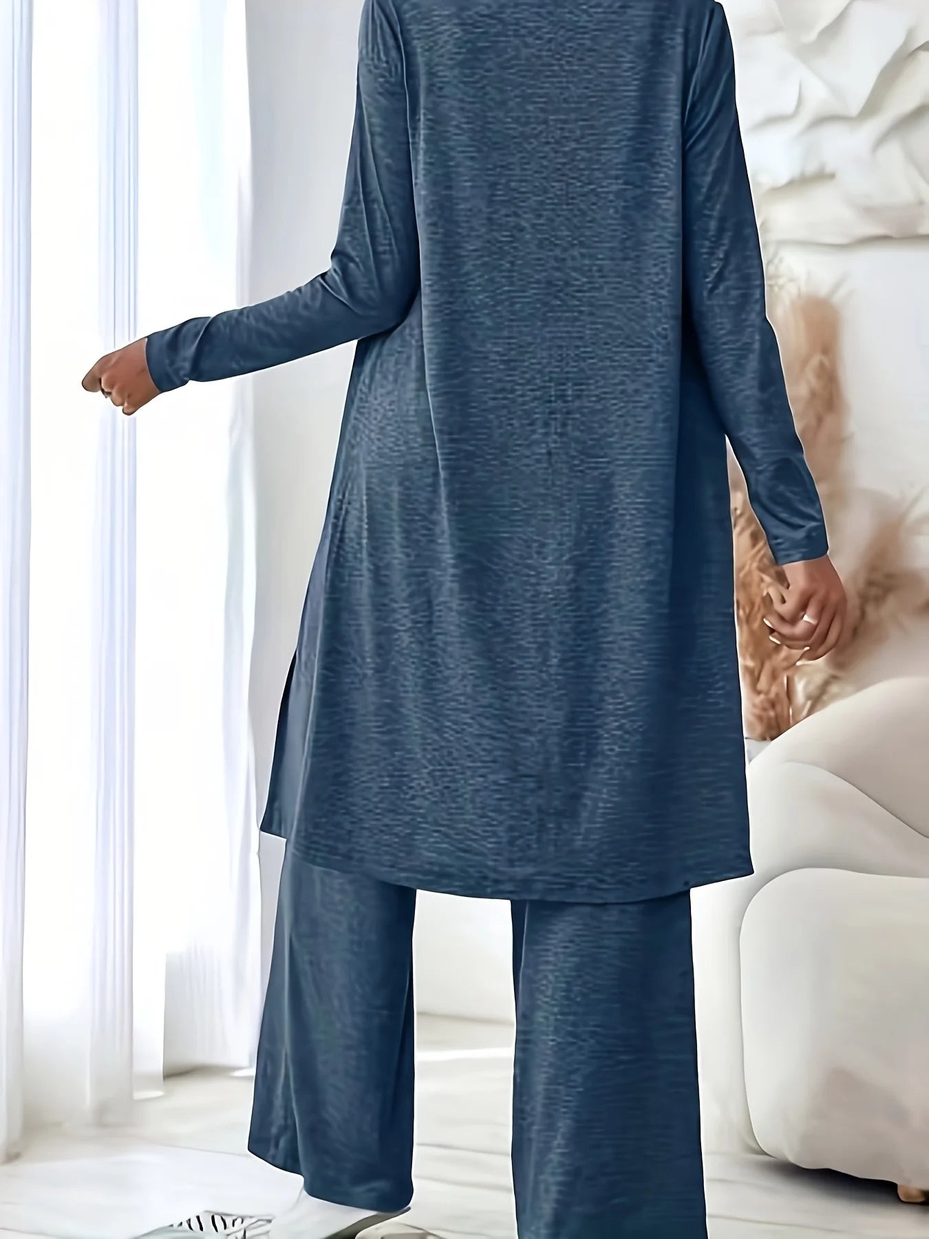 Women Plus Size Knit 3 Piece Lounge Set