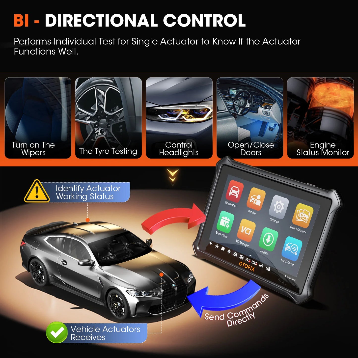 Otofix D1 Lite All System Car Diagnostic Tool OBD2 Bluetooth