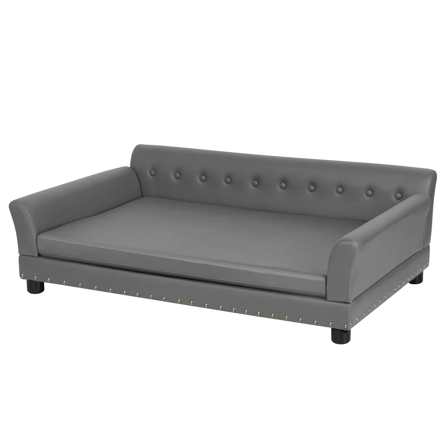 BINGOPAW Elevated Rectangle Dog Bed for Indoor Comfort and Support