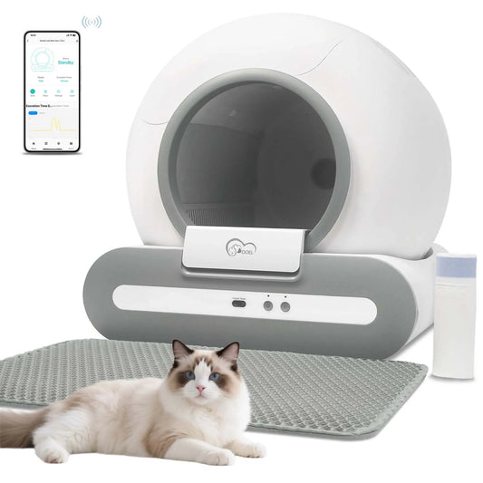 DOEL Smart Self Cleaning Cat Litter Box With App Control
